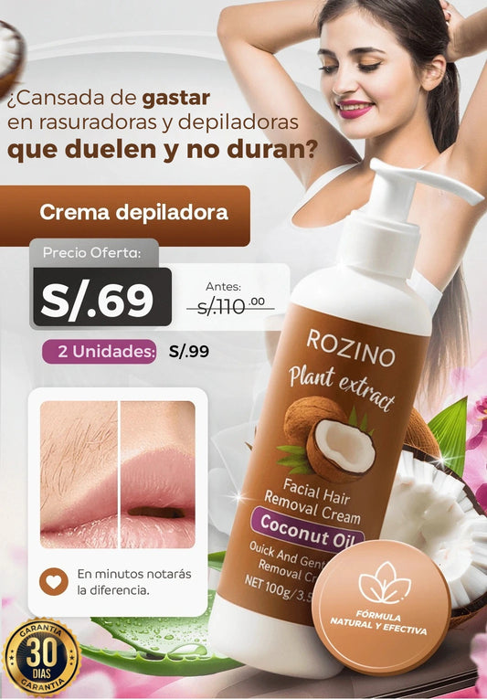Crema depilatorio Rozino