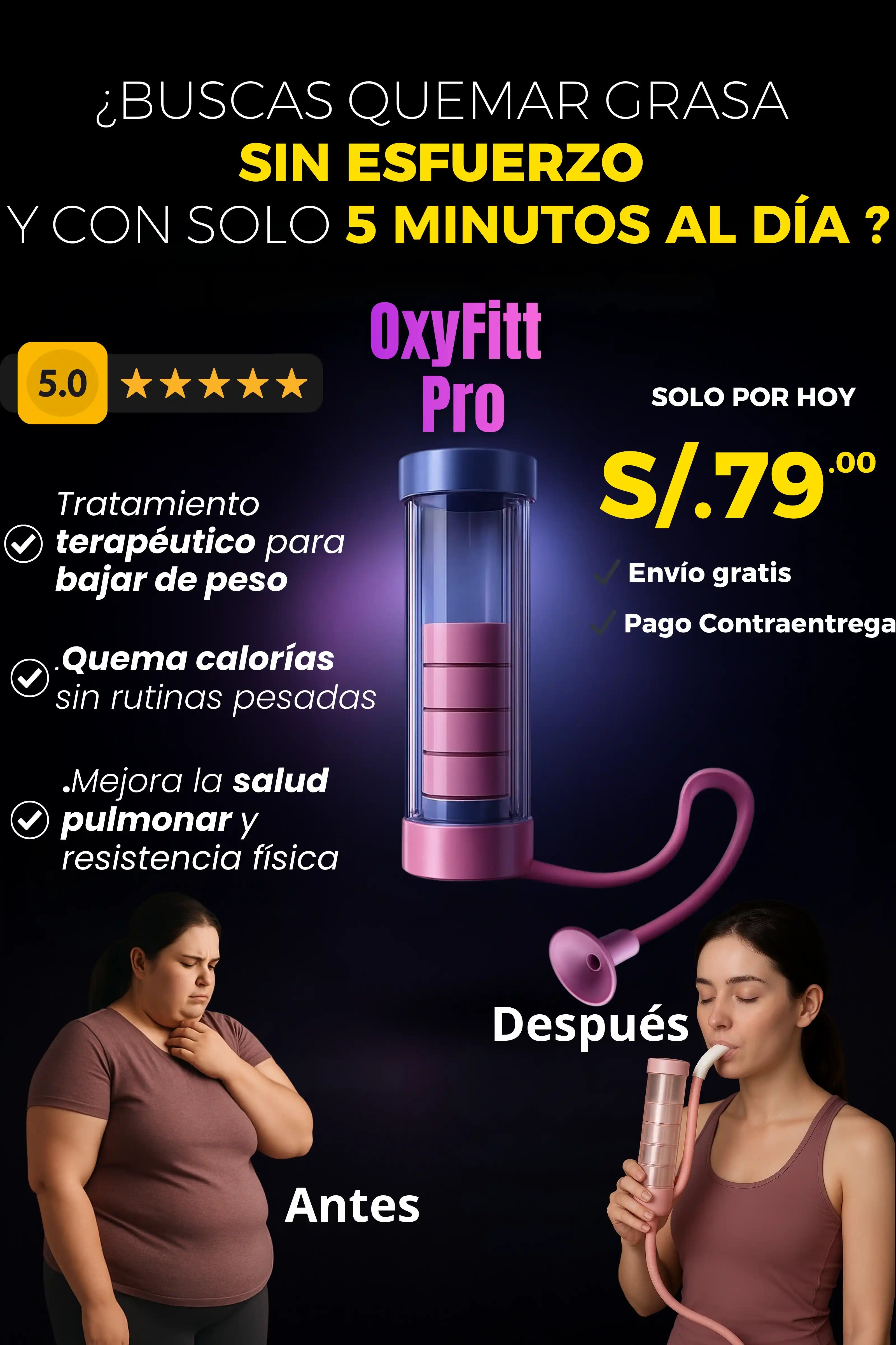OxyFitt Pro | Mancuerna de respiración