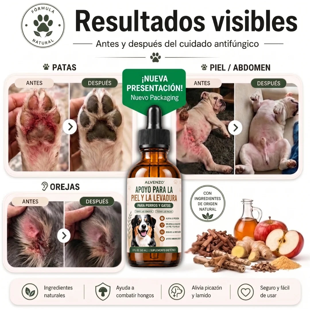 alvenzo - tratamiento para hongos de perros